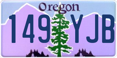 OR license plate 149YJB