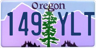 OR license plate 149YLT
