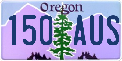OR license plate 150AUS