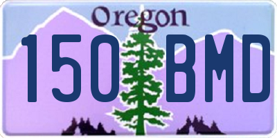 OR license plate 150BMD