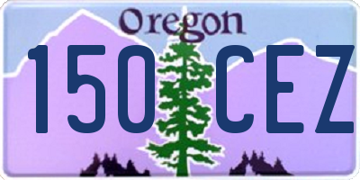 OR license plate 150CEZ
