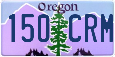 OR license plate 150CRM