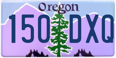 OR license plate 150DXQ