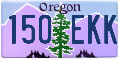 OR license plate 150EKK
