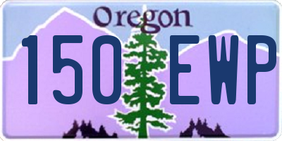 OR license plate 150EWP