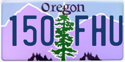 OR license plate 150FHU