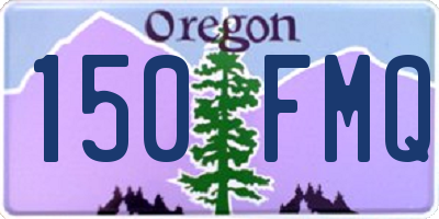 OR license plate 150FMQ