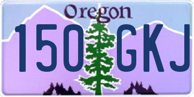 OR license plate 150GKJ