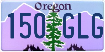 OR license plate 150GLG