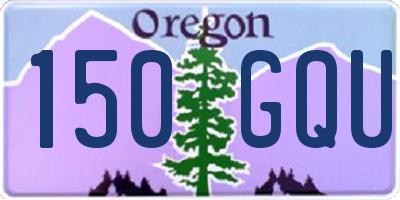OR license plate 150GQU