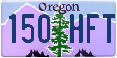 OR license plate 150HFT