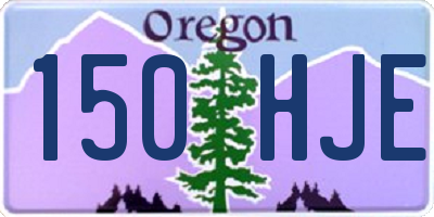 OR license plate 150HJE