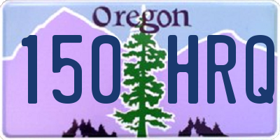 OR license plate 150HRQ