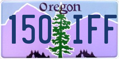 OR license plate 150IFF