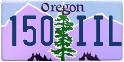 OR license plate 150IIL