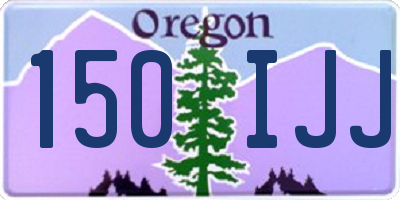 OR license plate 150IJJ