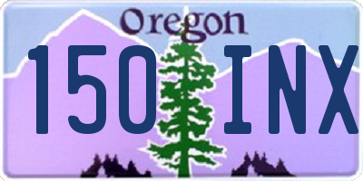 OR license plate 150INX