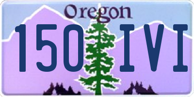 OR license plate 150IVI