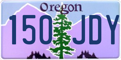 OR license plate 150JDY