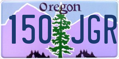 OR license plate 150JGR