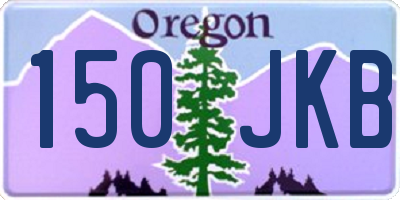 OR license plate 150JKB