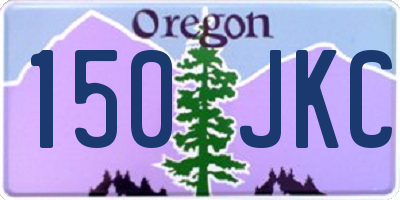 OR license plate 150JKC