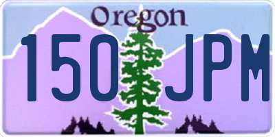 OR license plate 150JPM