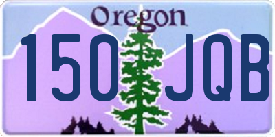 OR license plate 150JQB