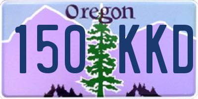 OR license plate 150KKD