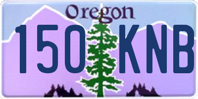 OR license plate 150KNB
