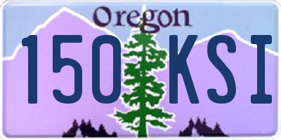 OR license plate 150KSI