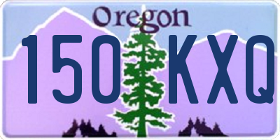 OR license plate 150KXQ