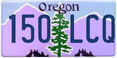 OR license plate 150LCQ