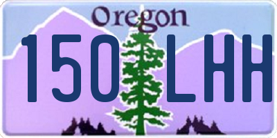 OR license plate 150LHH