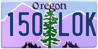 OR license plate 150LOK