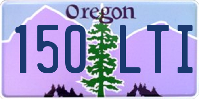 OR license plate 150LTI