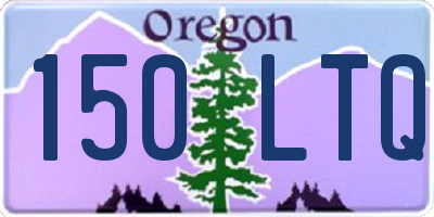 OR license plate 150LTQ