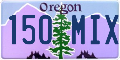 OR license plate 150MIX