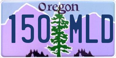 OR license plate 150MLD