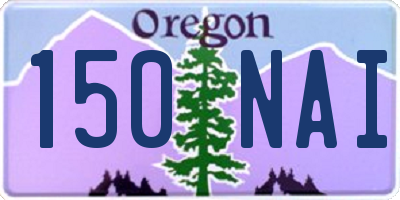 OR license plate 150NAI