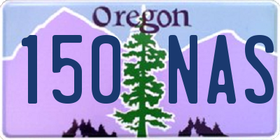 OR license plate 150NAS