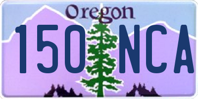 OR license plate 150NCA