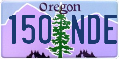 OR license plate 150NDE