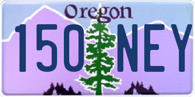 OR license plate 150NEY
