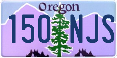 OR license plate 150NJS