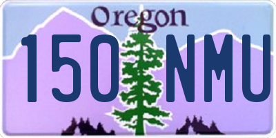 OR license plate 150NMU