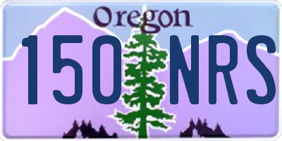 OR license plate 150NRS