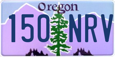 OR license plate 150NRV