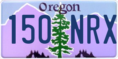 OR license plate 150NRX