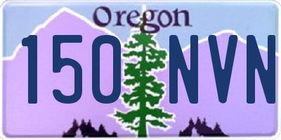 OR license plate 150NVN